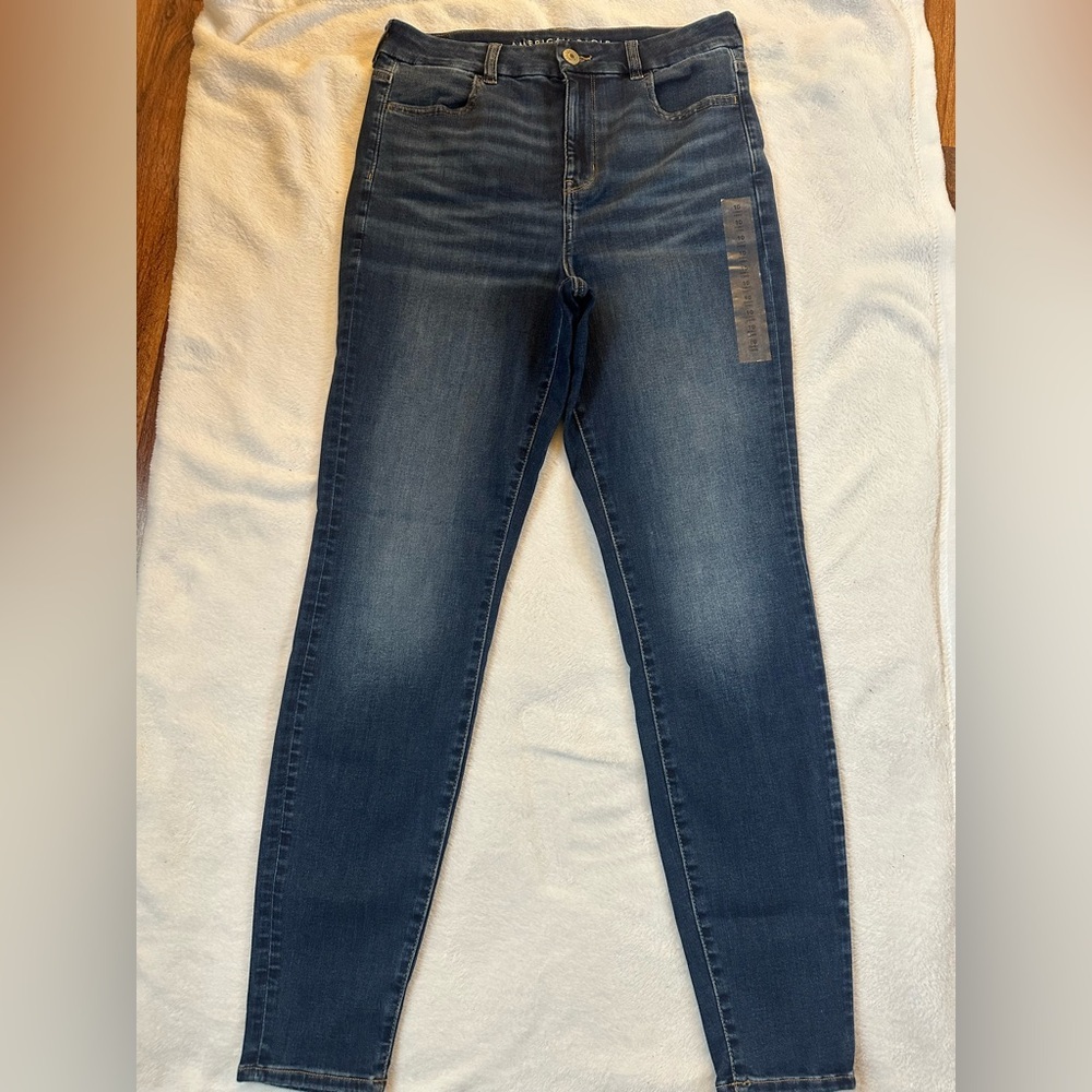 American Eagle Outfitters Dark Blue Skinny Jeans